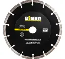 Алмазный диск Biber 180 мм сегментный, премиум серия — отрезной по бетону, камню и кирпичу