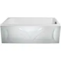Акриловая ванна 140x70 см прямоугольная Marka One MODERN 01мод1470
