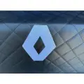 Органайзер в багажник с логотипом RENAULT (Рено) 50 см. Кожзам, ромб, черный.