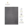Полотенце BELLEHOME Антрацит, махровое, 50x100см, хлопок/бамбук