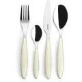 Набор из 24 столовых приборов Guzzini Cutlery Feeling, бежевый