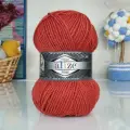 Пряжа ALIZE SUPERLANA MIDI, рябина - 456, 25% шерсть, 75% акрил, 5 мотков, 100 г, 170 м.