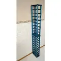 Стеллаж винный однорядный двухсекционный на 18 бутылок цв. сапфир