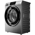 Стиральная машина узкая HAIER HW70-BP12919S, загрузка 7 кг, с паром, инверторный двигатель, серебристый.