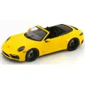 Модель коллекционная MINICHAMPS Porsche 911 carrera 4 gts convertible 2024 yellow / порше каррера гтс желтый