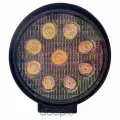 Фара раб. света круг 27Вт/9LED белый + стробоскоп желтый (вращение), 10-30V, 112х45мм ТМ Nord YADA 908619