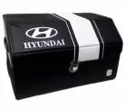 Автомобильный органайзер HYUNDAI - Складной автомобильный органайзер в багажник - экокожа с замком