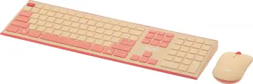 Клавиатура + мышь Acer OCC205 клав: розовый/бежевый мышь: розовый/бежевый USB беспроводная slim Multimedia (ZL. ACCEE.00F)