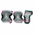 Защита для роликов (3 элемента) Powerslide Kids Pro Girls Set Grey/Pink (US: S)