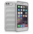 Противоударный чехол Flexible Case для iPhone 7 Plus / 8 Plus светло-серый