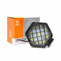 Фара светодиод доп. AE27H-9LED-LENS-HC шестиугольная, напр. свет, 9диодов, линза, с решеткой 27W,12/24В (АвтоЭлектрика)