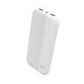 Внешний аккумулятор 10000mAh 2USB+Type-C+1micro-USB 2.0A LED-индикатор More choice PB25-10 White