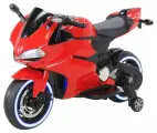 Мотоцикл Ducati SX1628 (Красный) + лицензия + амортизация + светящиеся колеса