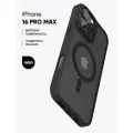Чехол на iPhone 16 Pro Max с мэгсэйф / Бампер на Айфон 16 Про Макс прозрачный с черными рамками