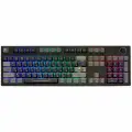 Игровая механическая клавиатура ARDOR GAMING Katana, Kailh Cool Mint, 104 клавиши, RGB, Bluetooth, чёрная.