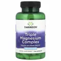 Swanson Triple Magnesium Complex 400 mg 100 капс, 400 мг, 100 мл, 120 г, 100 шт., 1 уп.