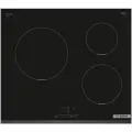 Встраиваемая индукционная варочная панель BOSCH PUC631BB5E Serie 2, 59.2 см, 3 зоны нагрева, TouchSelect, стеклокерамика, черный