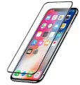 Защитное 3D стекло для iPhone XS противоударное / закругленные края (Черный)