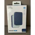 Внешний аккумулятор Keephone kevlar Brendy MagSafe Power Bank 10000 mAh для iPhone, Robin Blue, синий в полоску