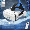 Очки виртуальной реальности с наушниками для смартфона STEAR VX-800 Bacharu Plus с контроллером беспроводным - vr очки для телефона до 7 с джойстиком - 3D виар шлем с геймпадом