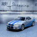 Коллекционная модель Nissan Skyline GT-R R34 (Ниссан ГТР) масштаб 1:24