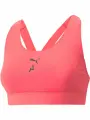Топ спортивный PUMA SEASONS High Impact Bra, размер S, коралловый