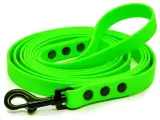 Поводок из биотана 1 м, ширина 16 мм, Woofy Iron , прорезиненный, водостойкий, зеленый