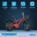 Детский велосипед TORRENT Drive (Дорожный, 1 скорость, рама сталь, колеса 20, корзина)