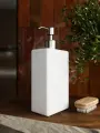 Дозатор для жидкого мыла, моющего средства в ванную и кухню Oxford 250 мл. белый матовый