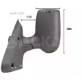 Зеркало заднего вида левое! Ford Transit ALKAR арт. 9227960