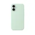 Чехол силиконовый Магсейф для iPhone 16 Aquamarine, Silicone case Магсейф для айфон 16 - Мятный