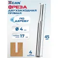 Фреза прямая двухзаходная XCAN 4х17х45 мм