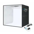 Фотобокс PULUZ 50 50 см, 200 LED, складной световой бокс с кольцевой лампой PD30W, Type-C, для предметной съёмки, 6 фонов
