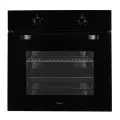 Evelux EO 612 EB Электрический духовой шкаф EVELUX, Hi-Tech, 60 см, объем 65 л, поворотные переключатели, защитное отключение, конвекция, 4 режима, 2 стекла в дверце, максимальная температура 250 град
