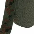 3340 Тесьма тканая эластичная для подтяжек Камуфляж 35 гр/м, эластичность 100%, 40мм*25м