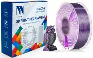 Филамент NV Print Silk PLA+ Black/Purple для 3D печати диаметр 1.75мм длина 330 метров масса 1 кг