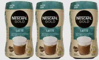 Кофейный напиток NESCAFE GOLD LATTE (Швейцария) 225 гр. х 3 шт.