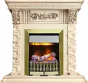 Dimplex Каминокомплект Luxemburg (каменный) - Сланец/Cлоновая кость с патиной с очагом Danville Antique Brass FB2