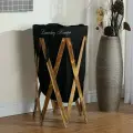 Корзина для хранения вещей/белья/игрушек черная