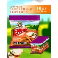Сухарики емеля со вкусом запеченной телятины , 10 шт по 90 гр