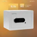 Сейф для денег и документов Meyvel SF5-350-250 (white) (встраиваемый / отдельностоящий тайник с кодовым замком для дома / офиса)