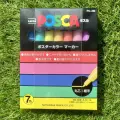 Набор маркеров POSCA PC-3M7, 0.9-1.3мм, 7 шт, акриловые на водной основе для рисования, скетчинга