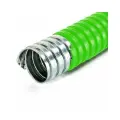 Металлорукав МПГнг 20 мм, зелёный, ПВХ, оцинкованная сталь, 5 м