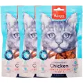Wanpy Лакомство сердечки из курицы с треской, для кошек, 80 г х 3шт.