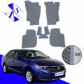 Автомобильные коврики EVA/ЕВА/ЭВА для Volkswagen Polo VI / Фольксваген Поло 6 2020 – н. в. серый василек