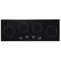 Индукционная варочная панель Asko HI1194G, с рамкой, цвет панели черный, цвет рамки серебристый