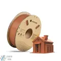 PLA пластик (Filament Пруток) для FDM 3D принтеров CLUB3D Base - Темное Дерево (Wood Brown) 1KG (1,75мм)