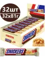 Шоколадные батончики Сникерс Белый Шоколад 81г * 32шт