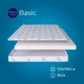 Матрас 120х190 беспружинный, средней жесткости, полутораспальный, в кровать, DreamSon Basic