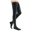 Чулки medi mediven elegance 289/290 с ажурной резинкой на силиконовых лентах, противоварикозные, 2 класс, размер: 2, длина: 62-71 см, черный